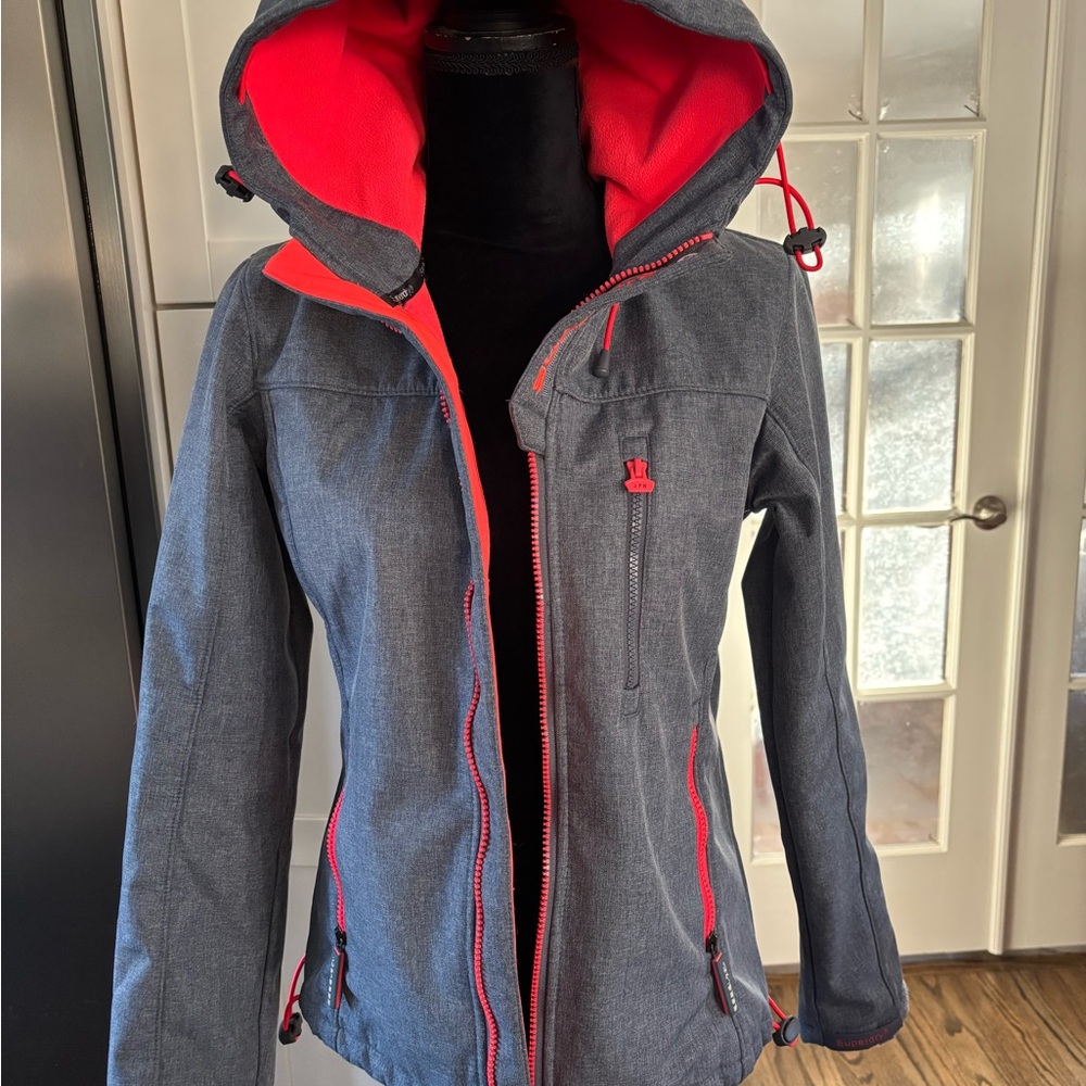 Superdry Windtrekker Women's Jacket Coat fleece lined